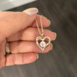 Custom Heart Golden Necklace