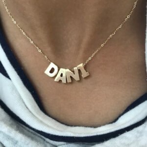Personalized Golden Name Necklace
