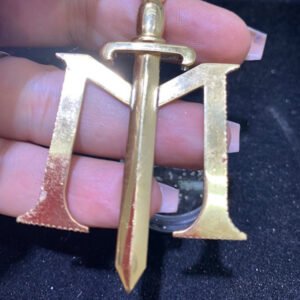 Radiant Golden Sword Necklace