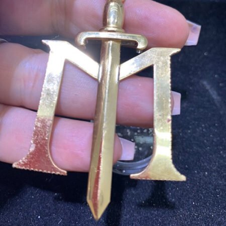 Radiant Golden Sword Necklace