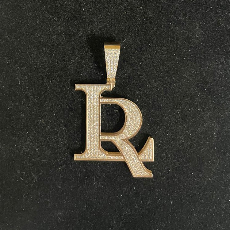 Elegant Initials Pendant