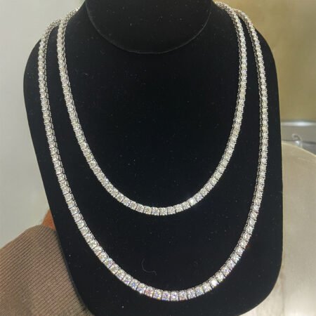 Double Diamond Elegance Necklace
